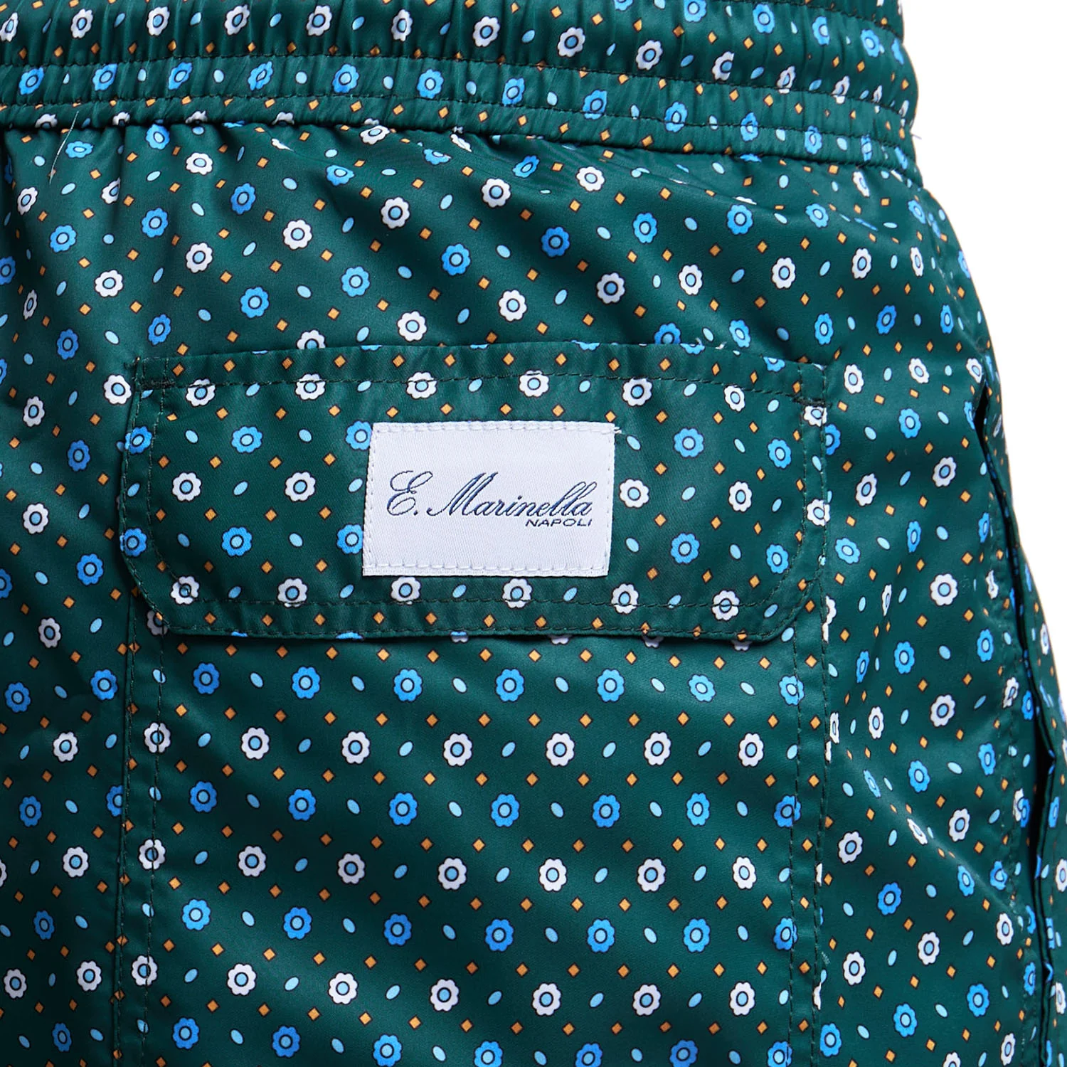 DARK GREEN SWIM SHORTS - Image 3