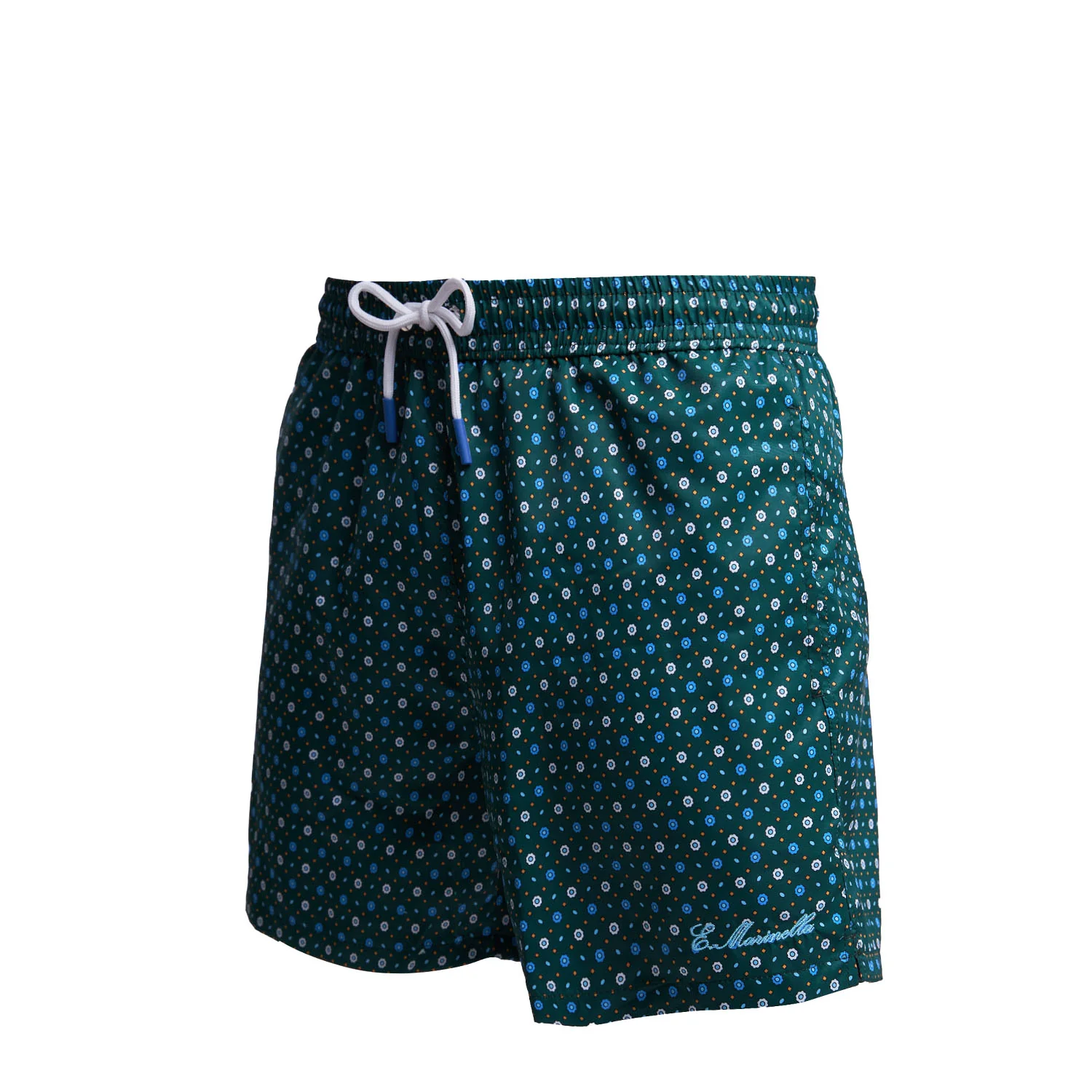 DARK GREEN SWIM SHORTS - Image 4