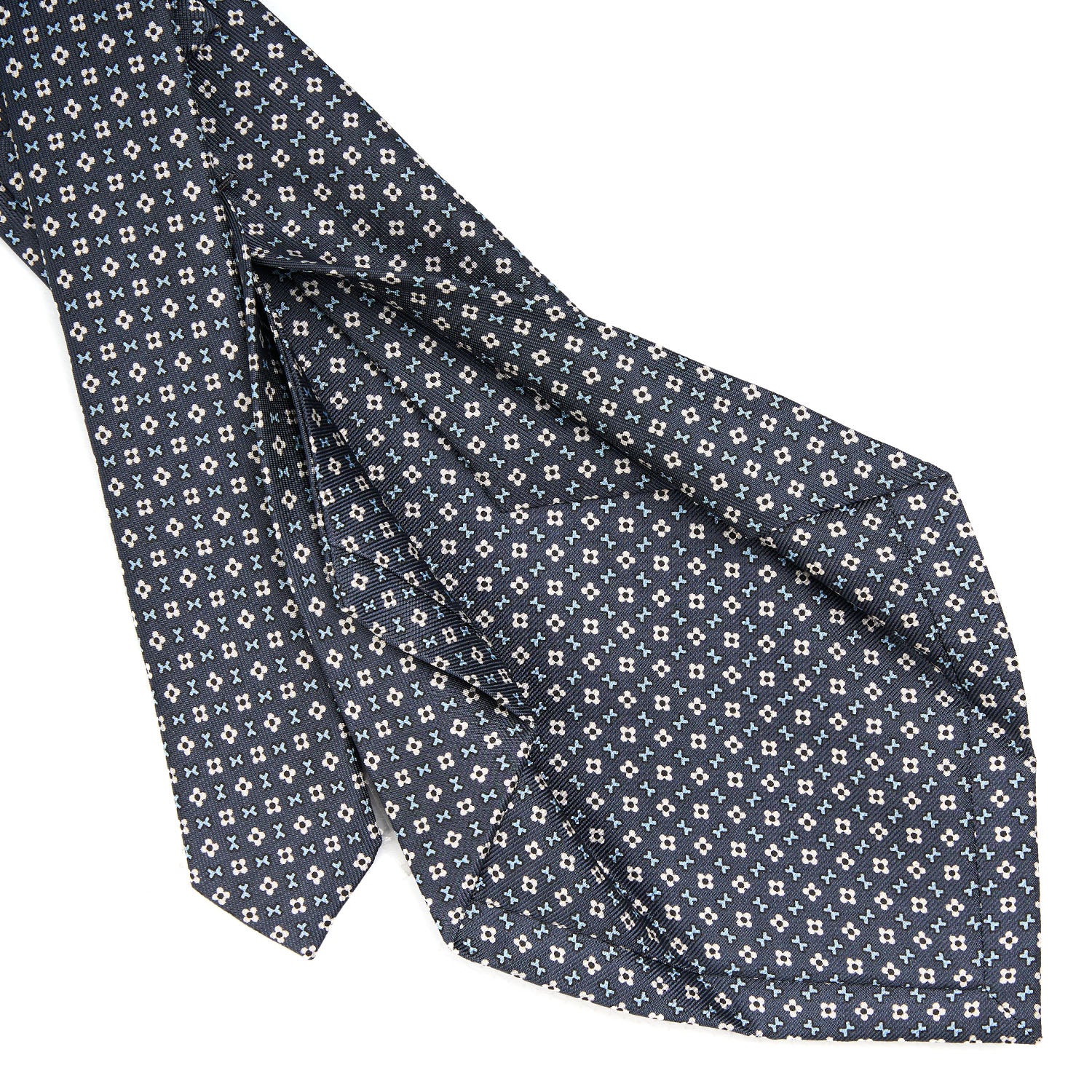DARK GREY 5 FOLD SARTORIAL SILK TIE