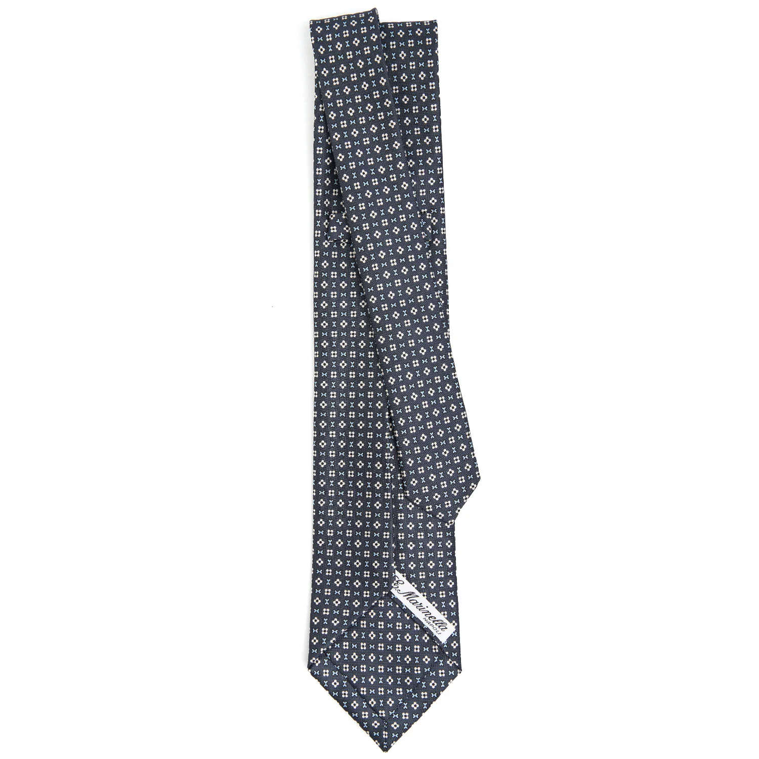 DARK GREY 5 FOLD SARTORIAL SILK TIE - Image 3