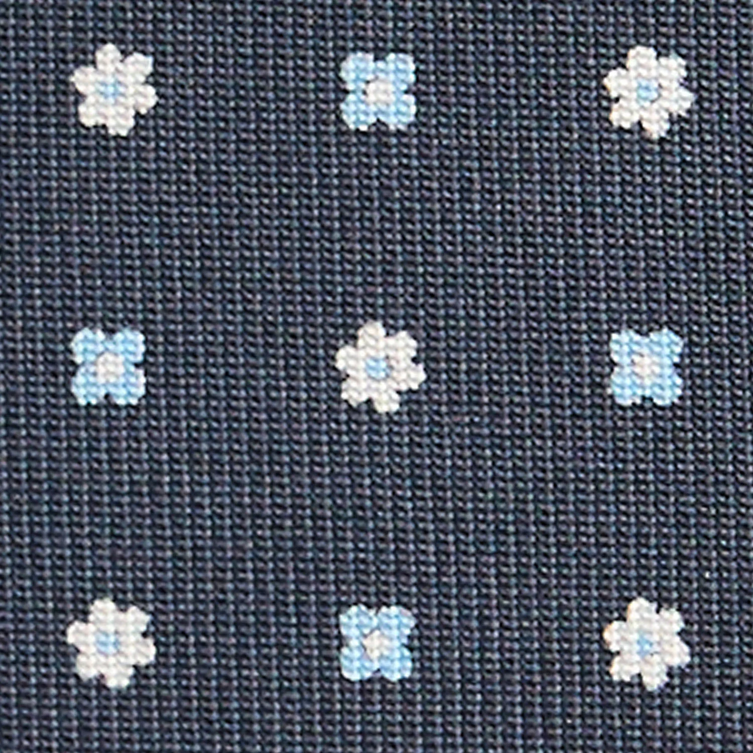 DARK GREY 5 FOLD SARTORIAL SILK TIE - Image 4