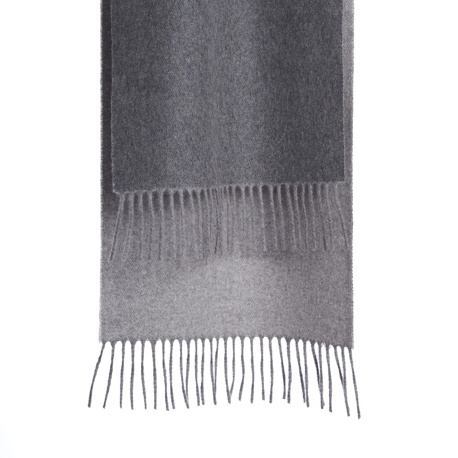 DARK GREY AND DOUBLE-FACE SCARF - Image 2