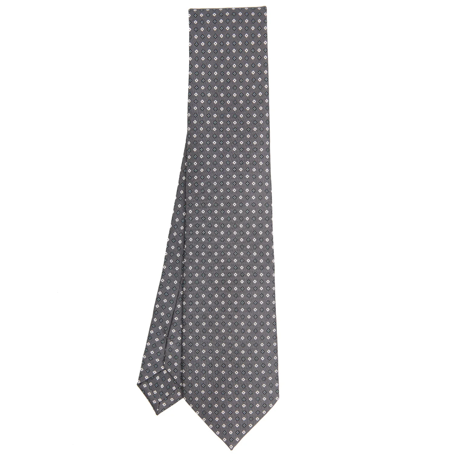 DARK GREY CLASSIC SILK TIE - Image 2