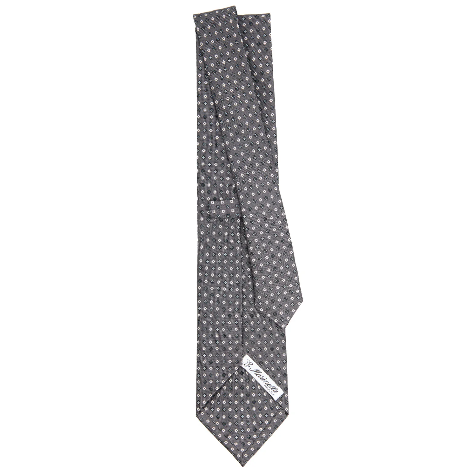 DARK GREY CLASSIC SILK TIE - Image 3