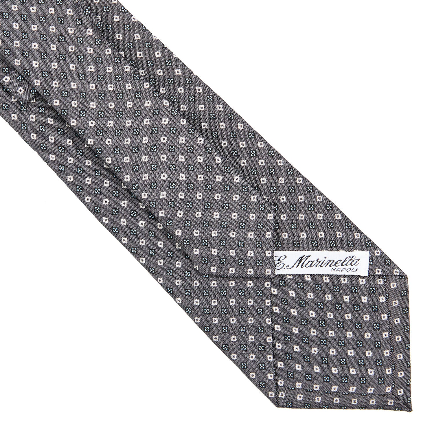 DARK GREY CLASSIC SILK TIE - Image 4