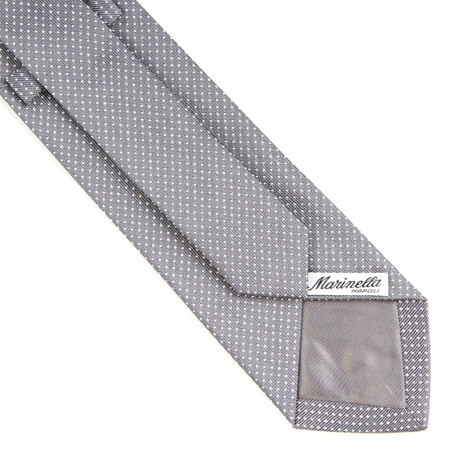 DARK GREY CEREMONIAL JACQUARD SILK TIE - Image 4