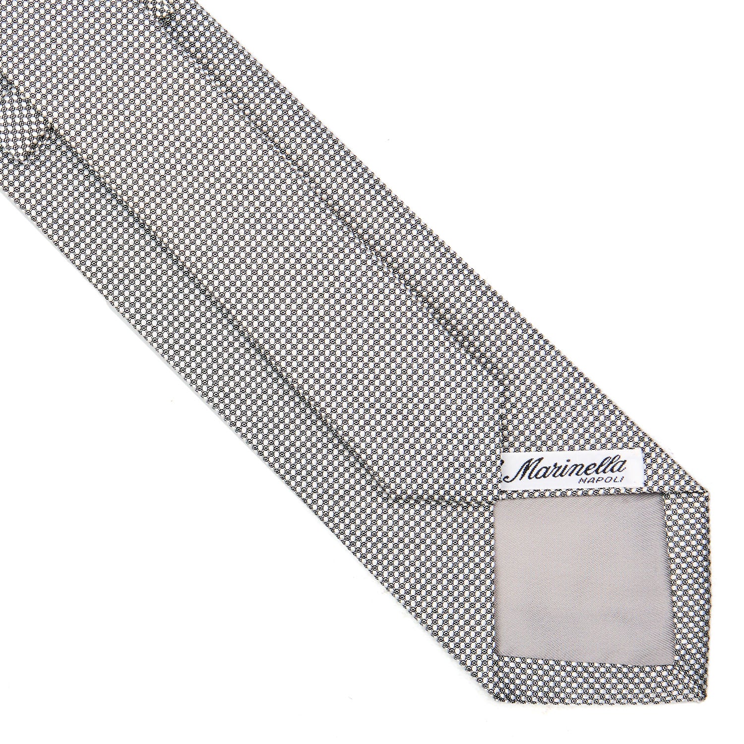 DARK GREY CEREMONIAL TIE - Image 4