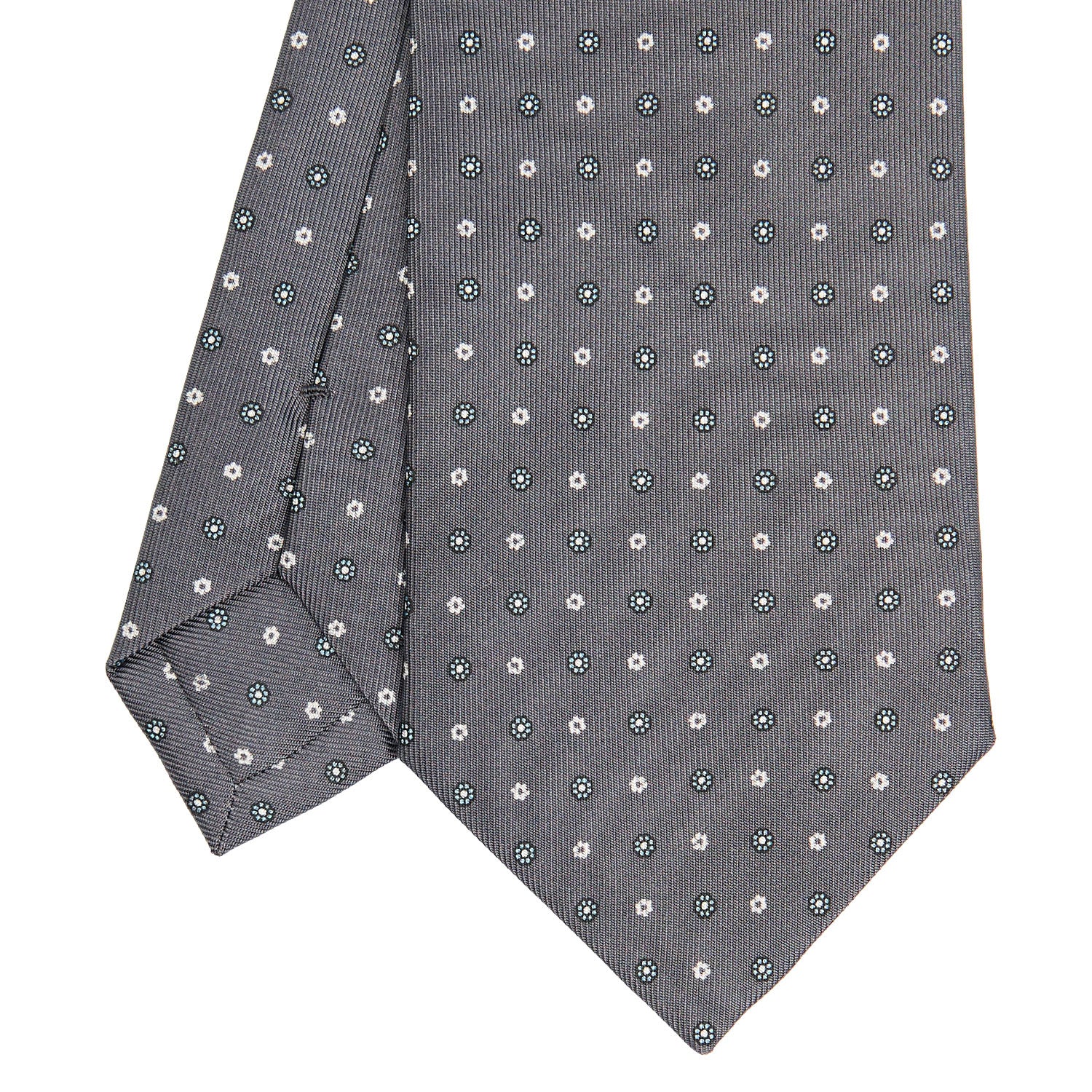 DARK GREY CLASSIC SILK TIE