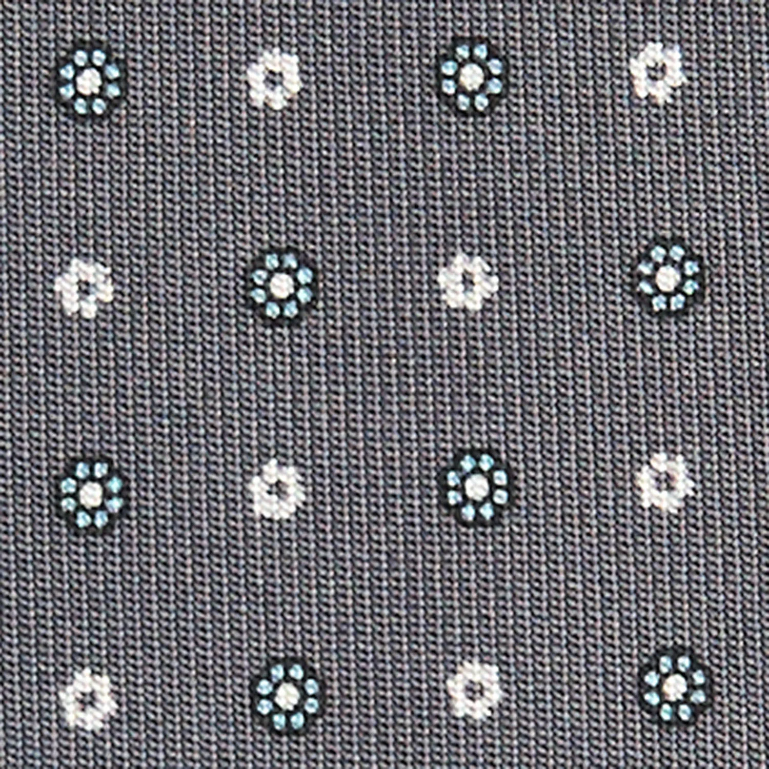 DARK GREY CLASSIC SILK TIE - Image 5