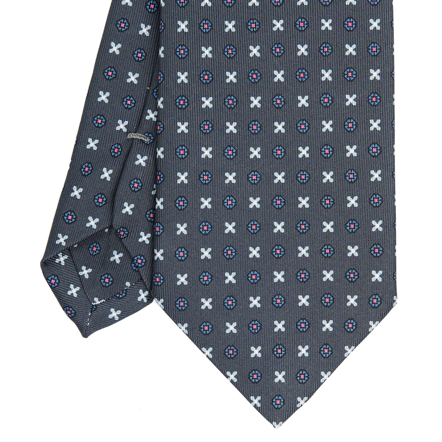DARK GREY CLASSIC SILK TIE