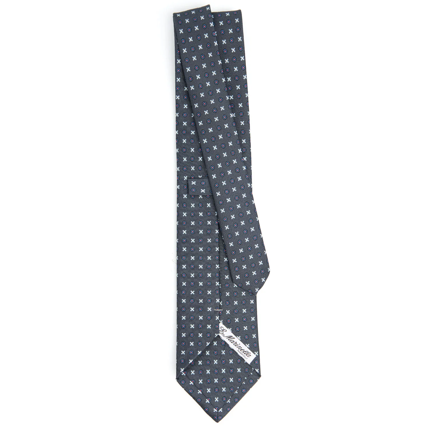 DARK GREY CLASSIC SILK TIE - Image 3