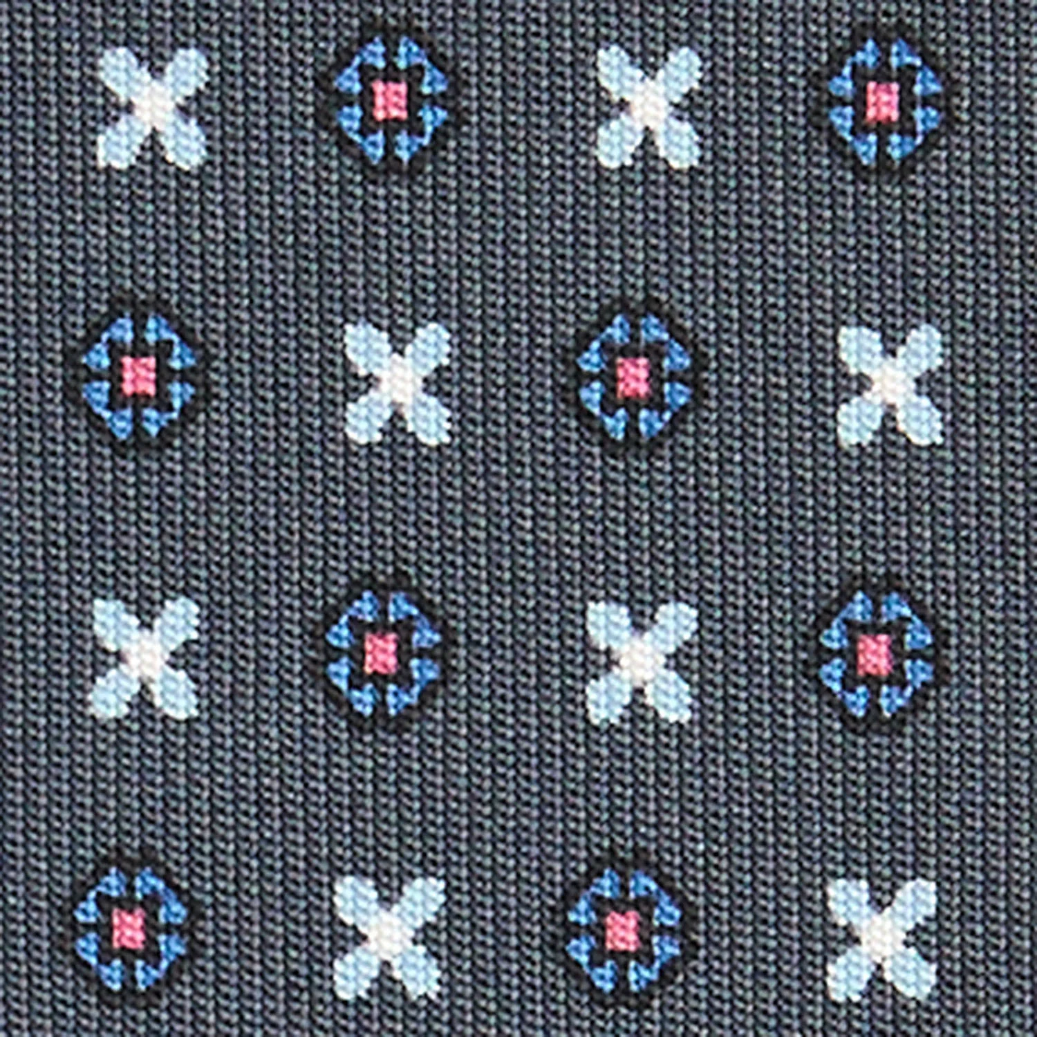 DARK GREY CLASSIC SILK TIE - Image 5