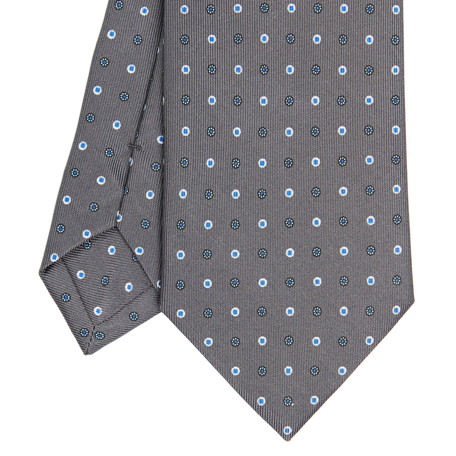 DARK GREY CLASSIC SILK TIE