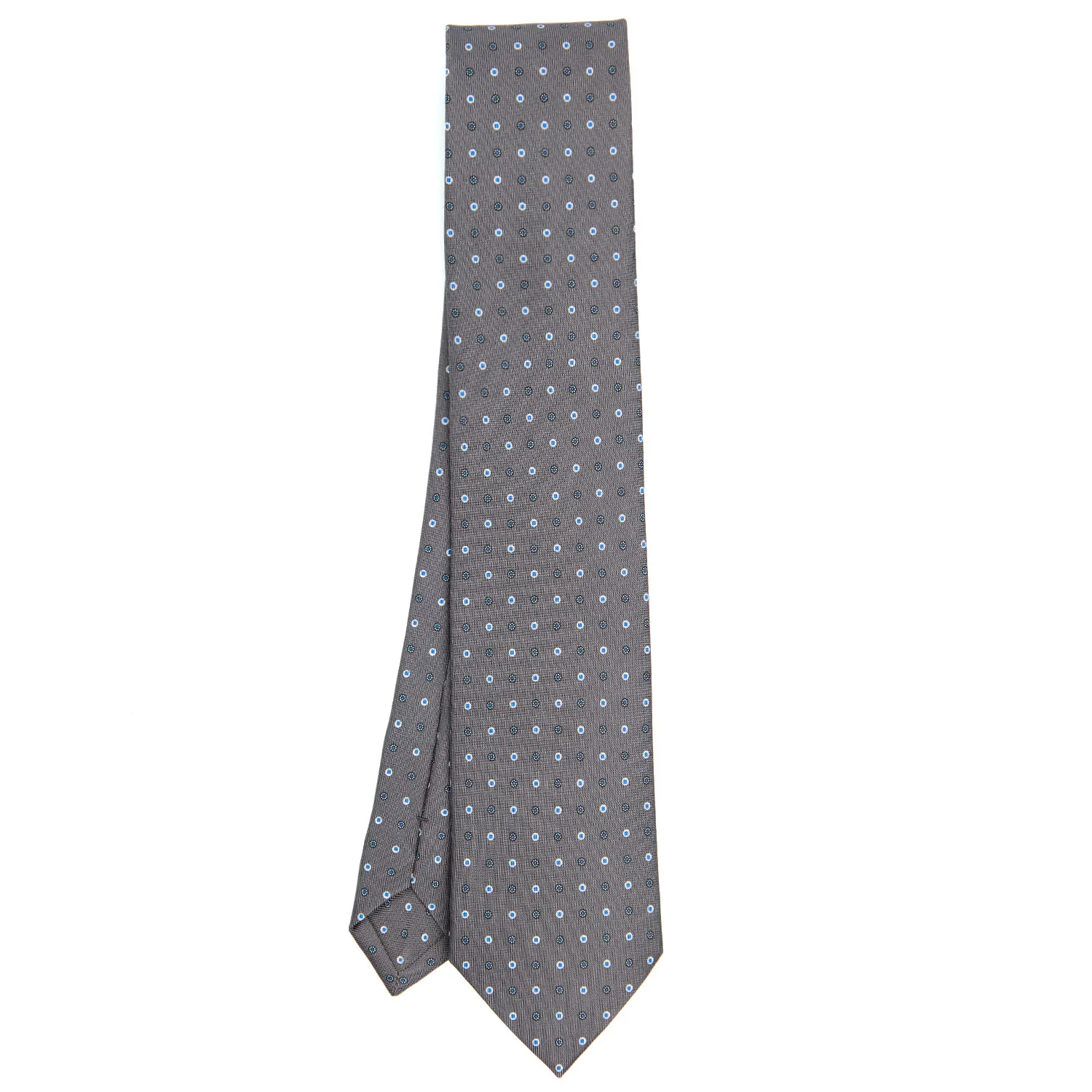 DARK GREY CLASSIC SILK TIE - Image 2
