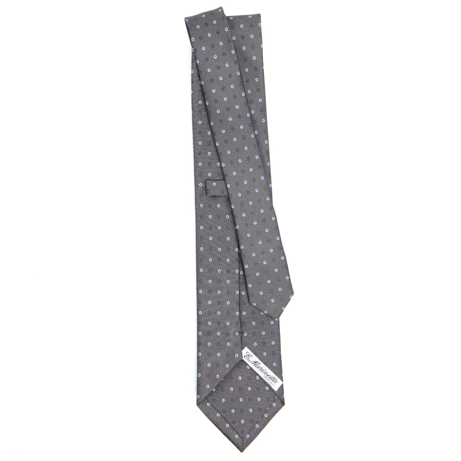 DARK GREY CLASSIC SILK TIE - Image 3
