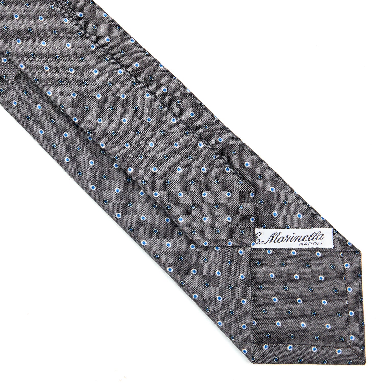 DARK GREY CLASSIC SILK TIE - Image 4