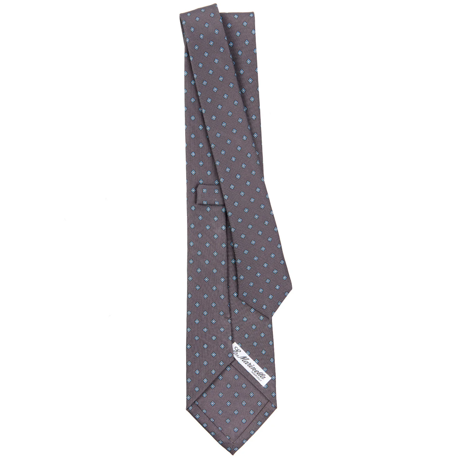 DARK GREY CLASSIC SILK TIE - Image 3