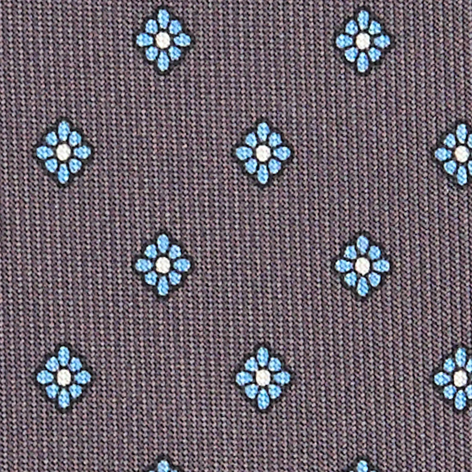 DARK GREY CLASSIC SILK TIE - Image 5