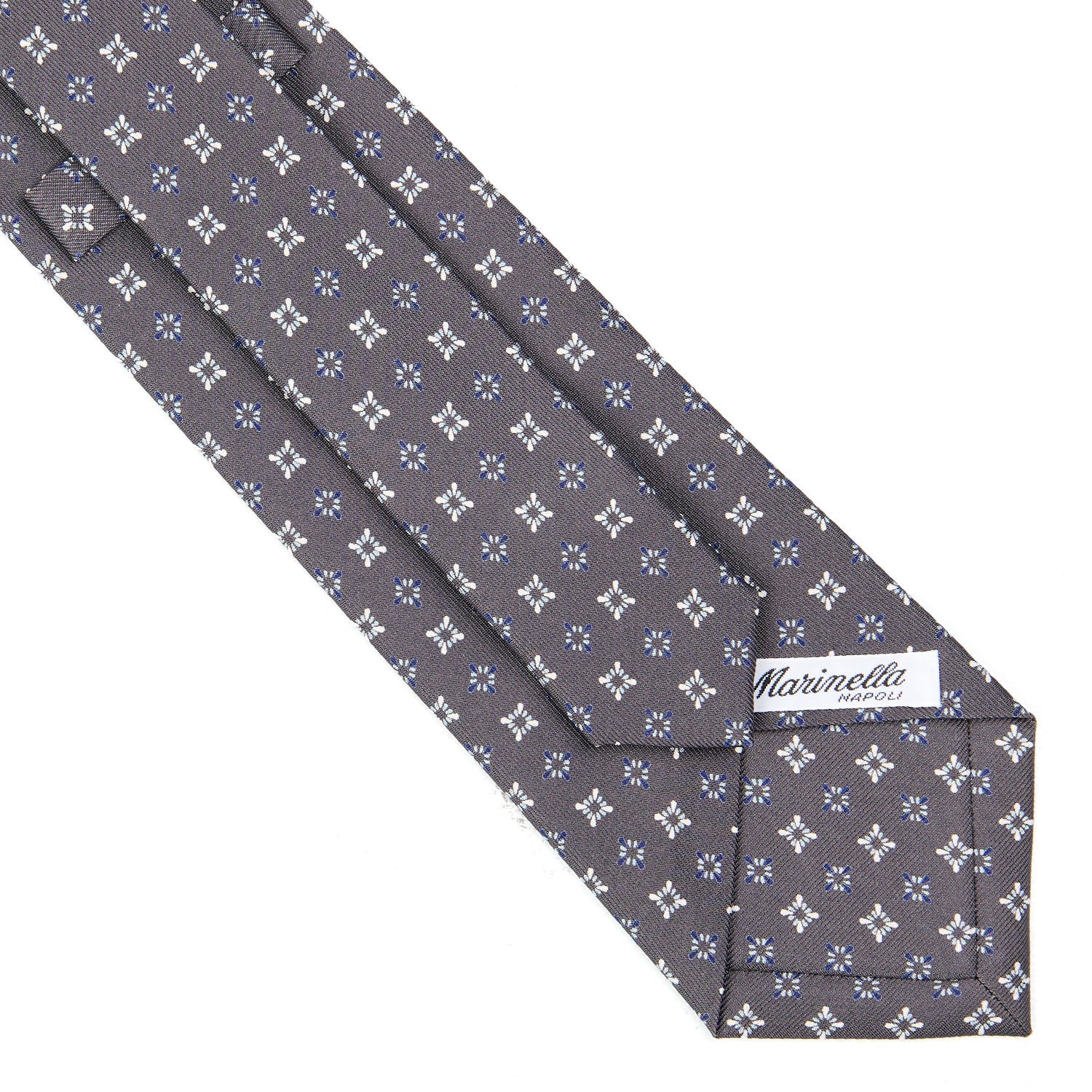 DARK GREY CLASSIC SILK TIE - Image 4