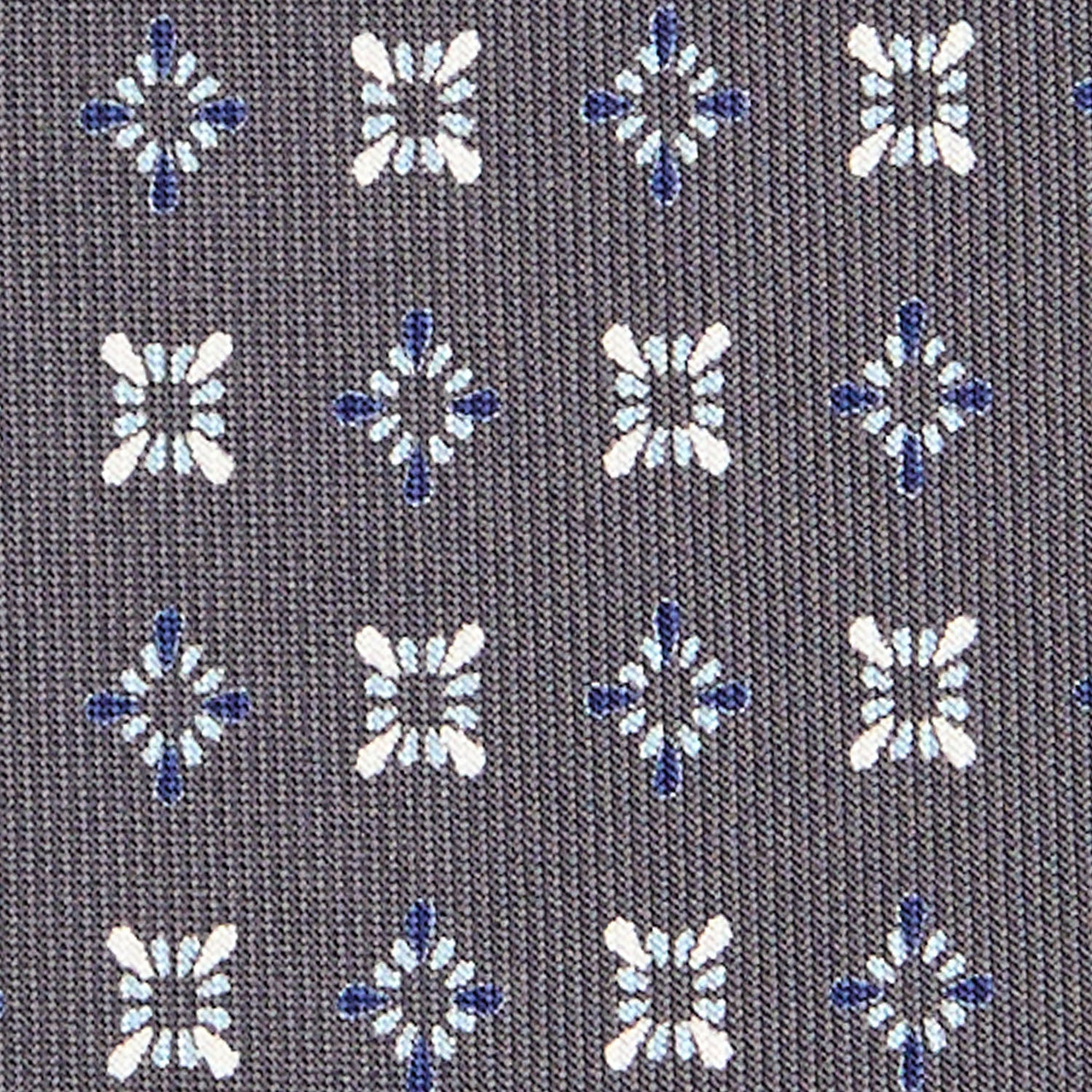 DARK GREY CLASSIC SILK TIE - Image 5