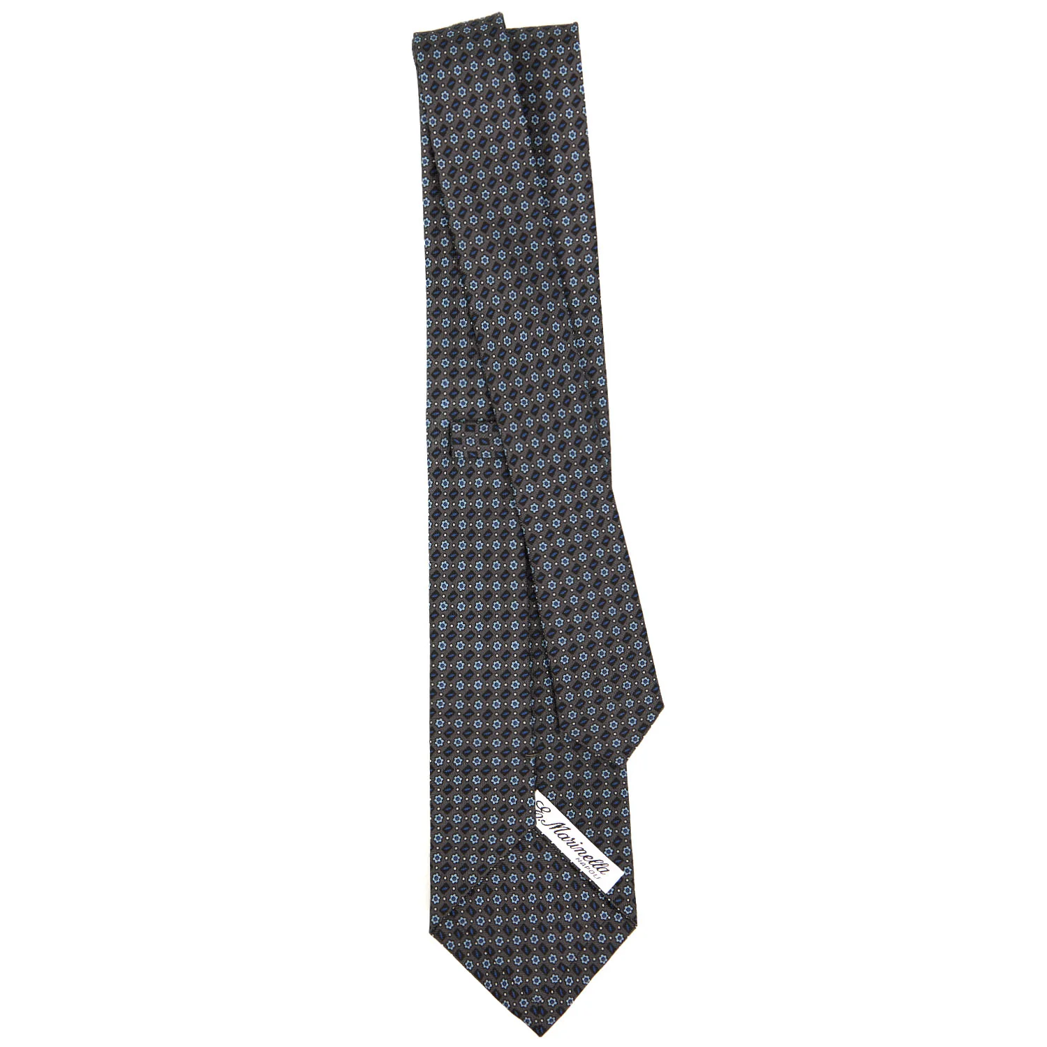 DARK GREY CLASSIC SILK TIE - Image 3