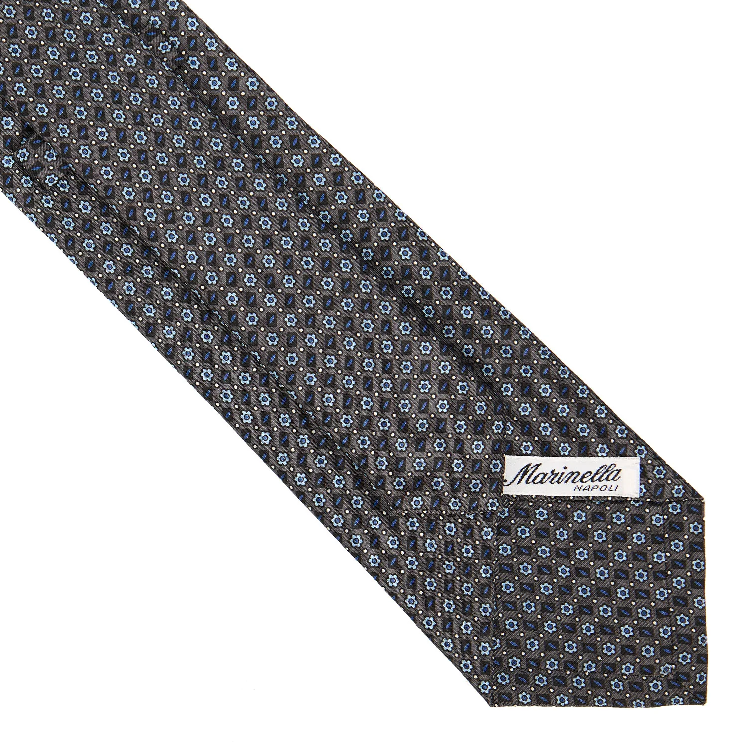 DARK GREY CLASSIC SILK TIE - Image 4