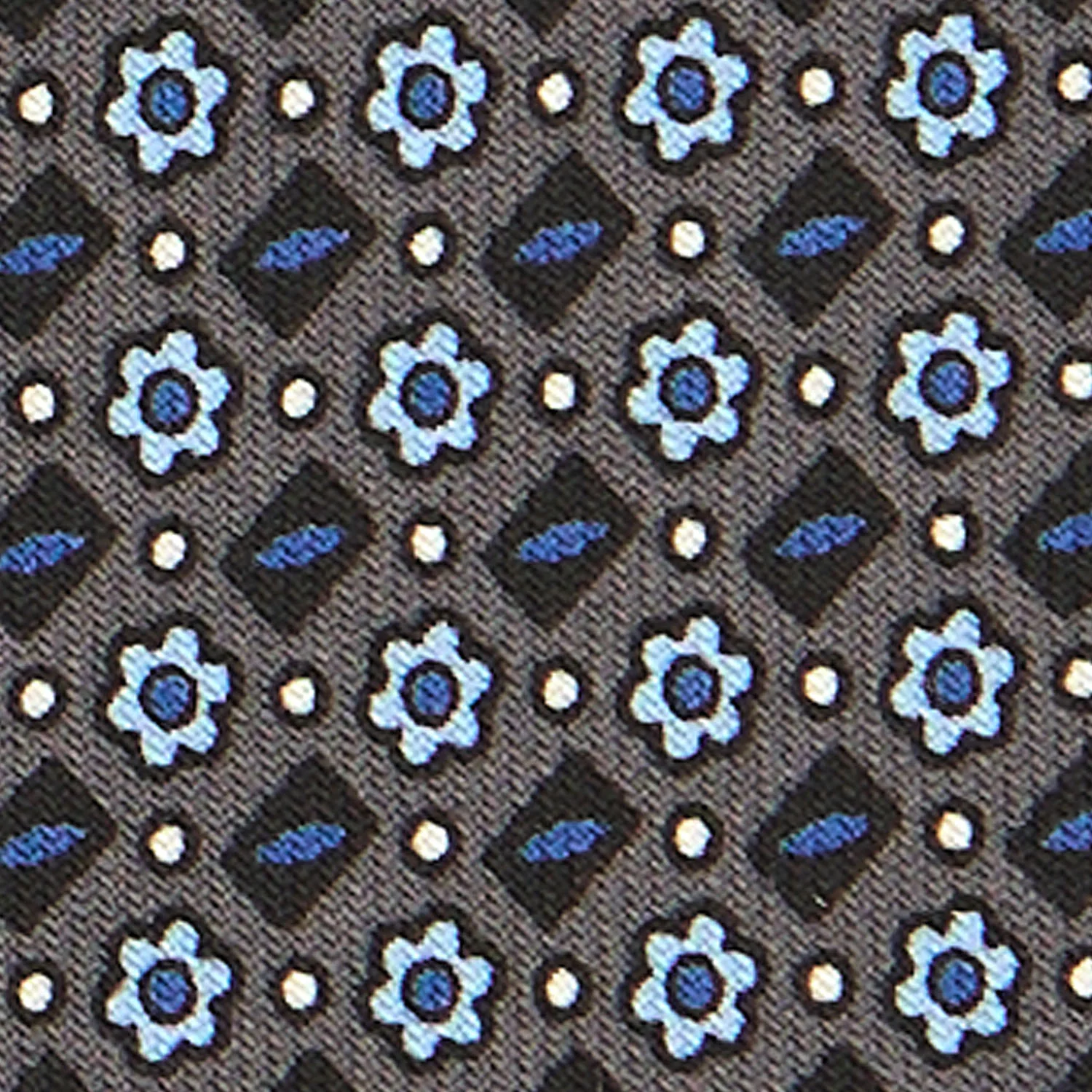 DARK GREY CLASSIC SILK TIE - Image 5
