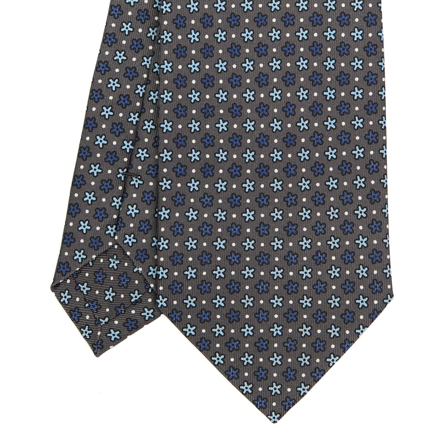 DARK GREY CLASSIC SILK TIE