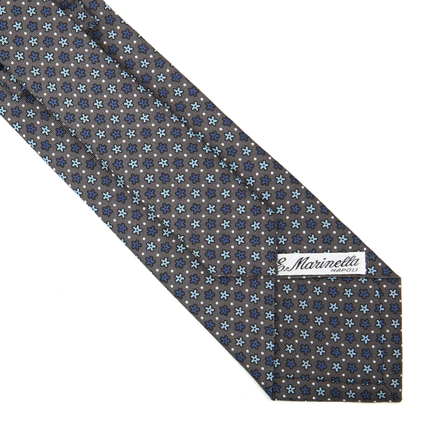 DARK GREY CLASSIC SILK TIE - Image 4