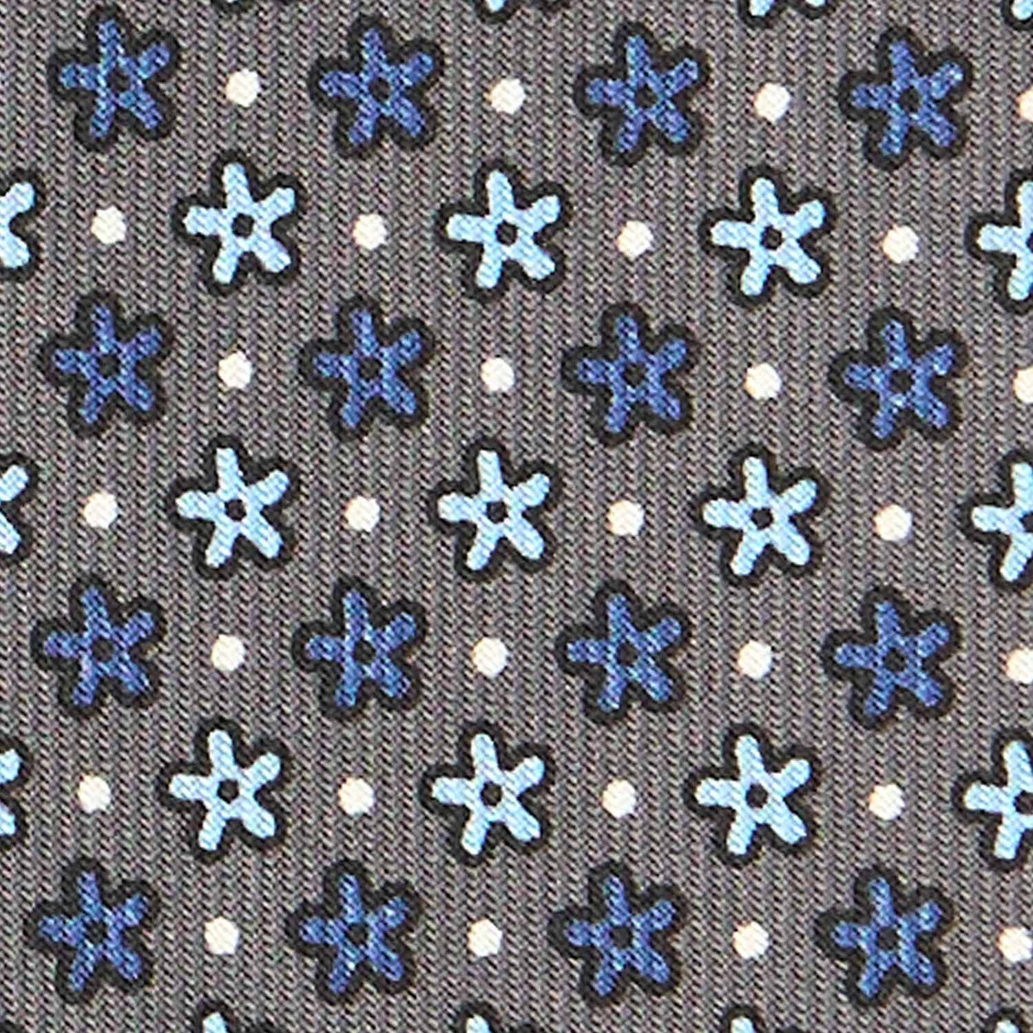DARK GREY CLASSIC SILK TIE - Image 5