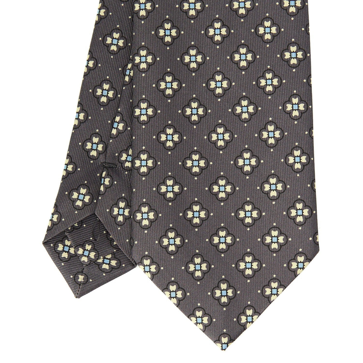 DARK GREY CLASSIC SILK TIE