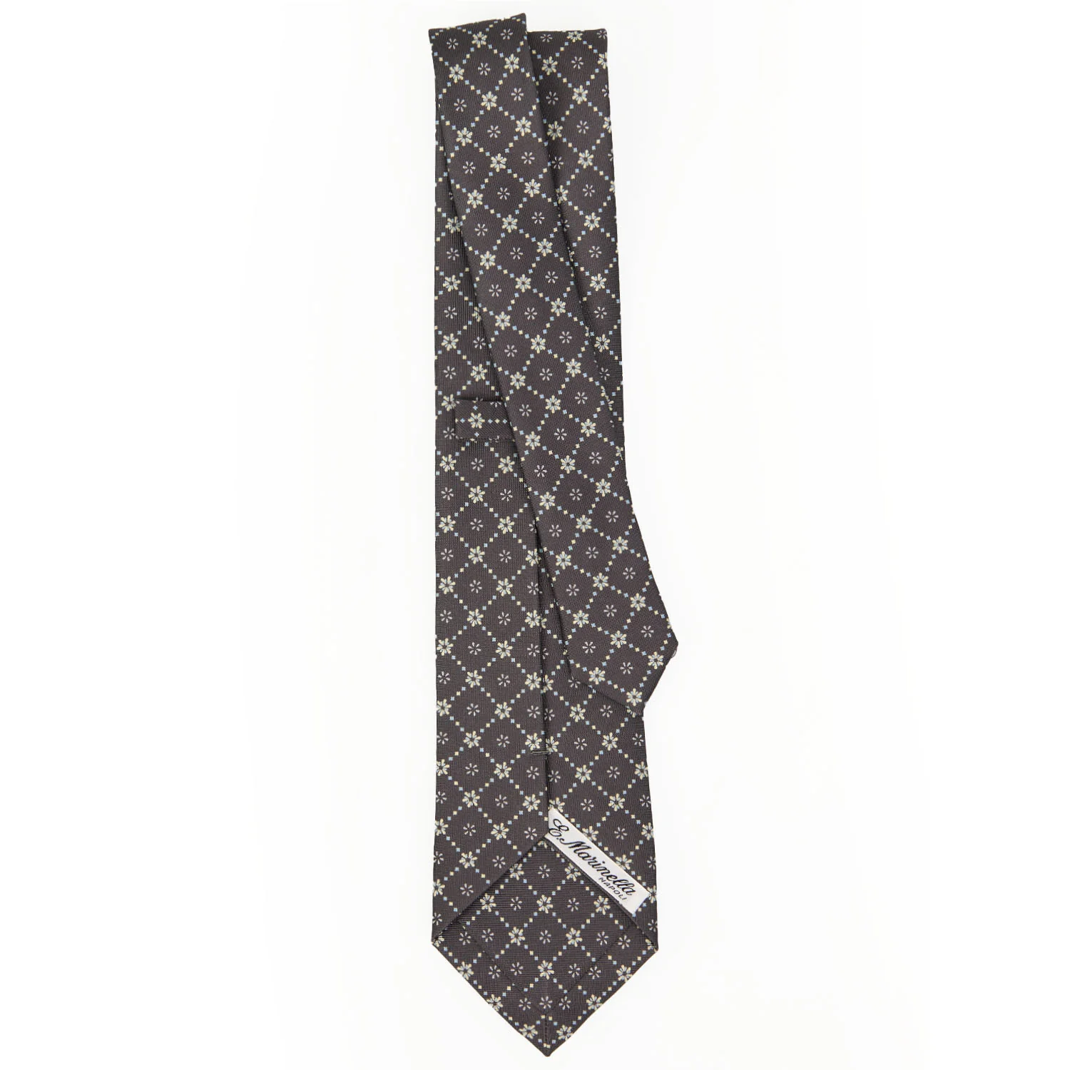 DARK GREY CLASSIC SILK TIE - Image 3