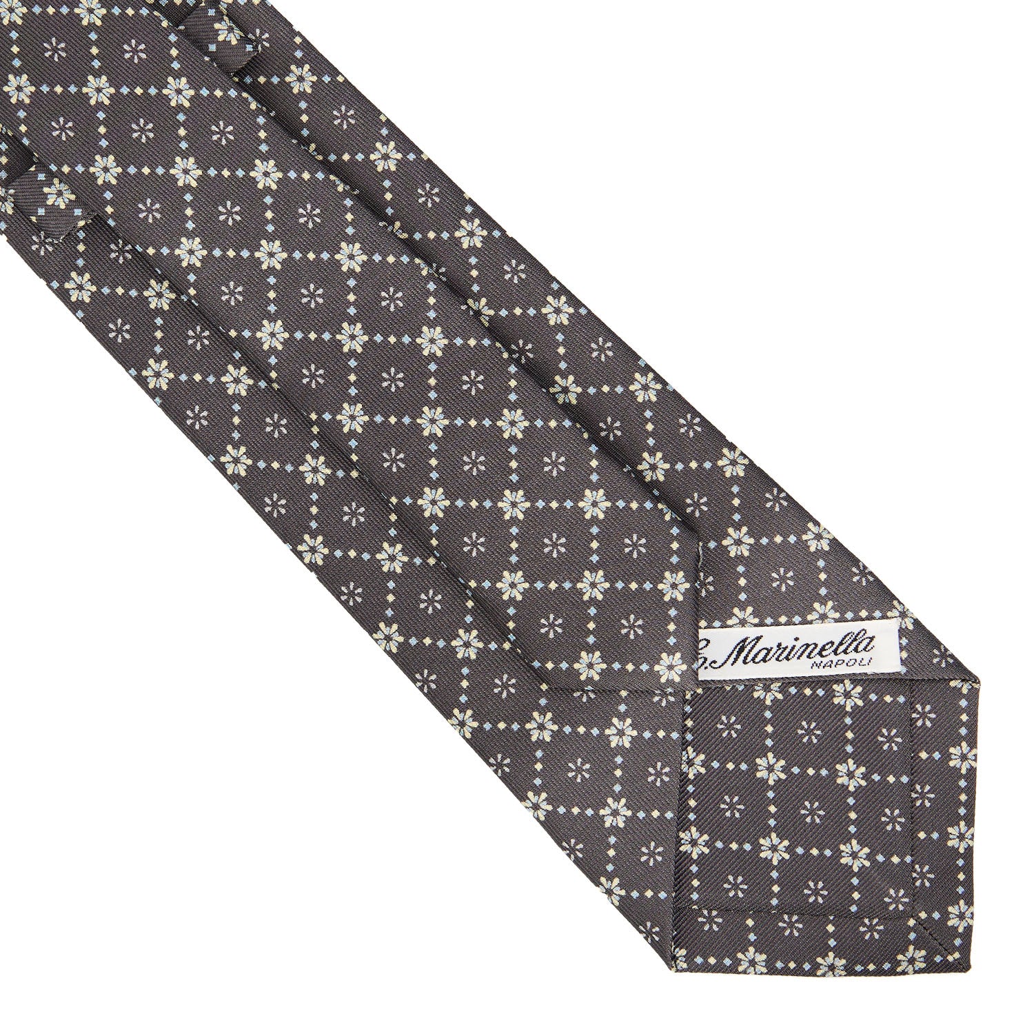 DARK GREY CLASSIC SILK TIE - Image 4