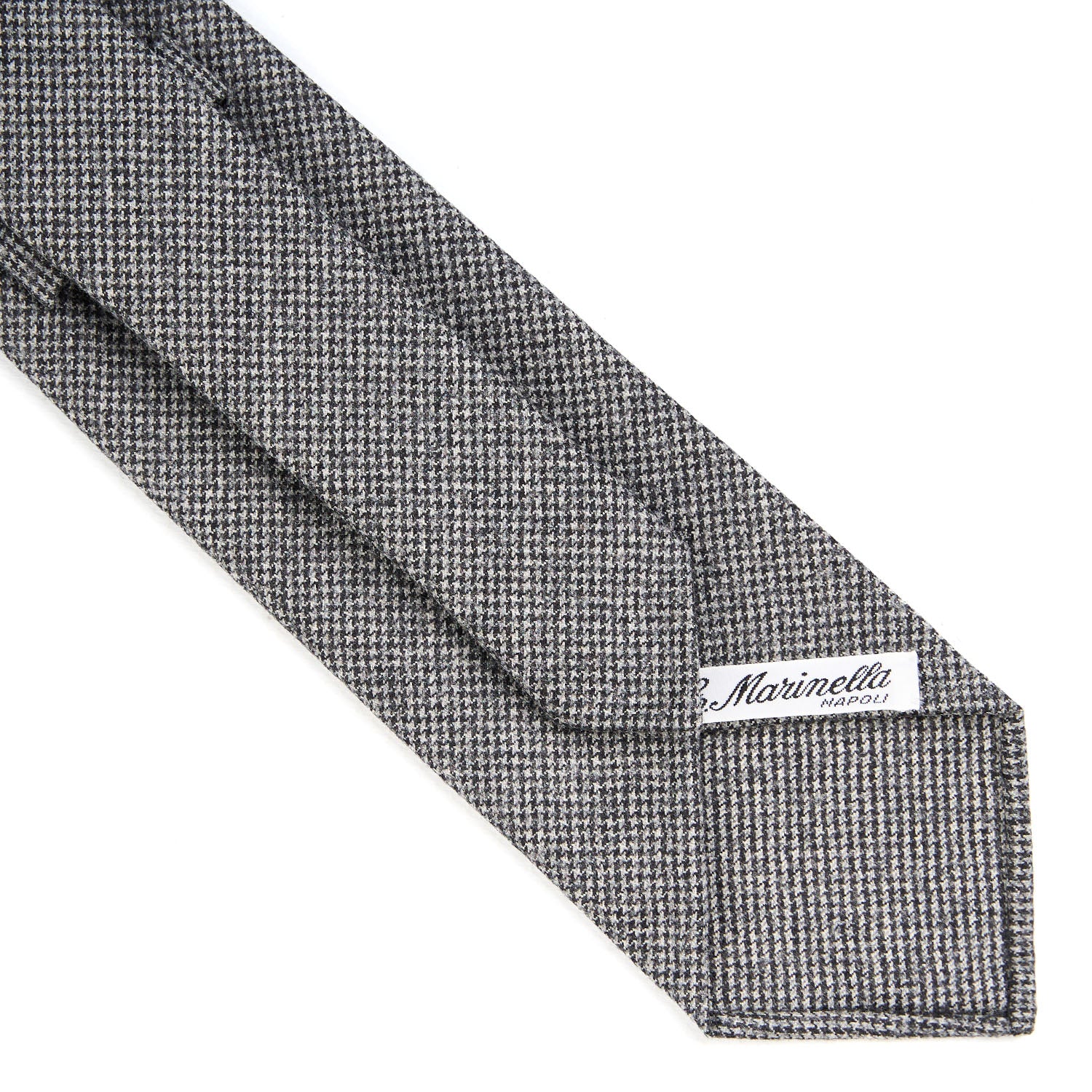 DARK GREY CLASSIC UNLINED WOOL TIE - Image 4