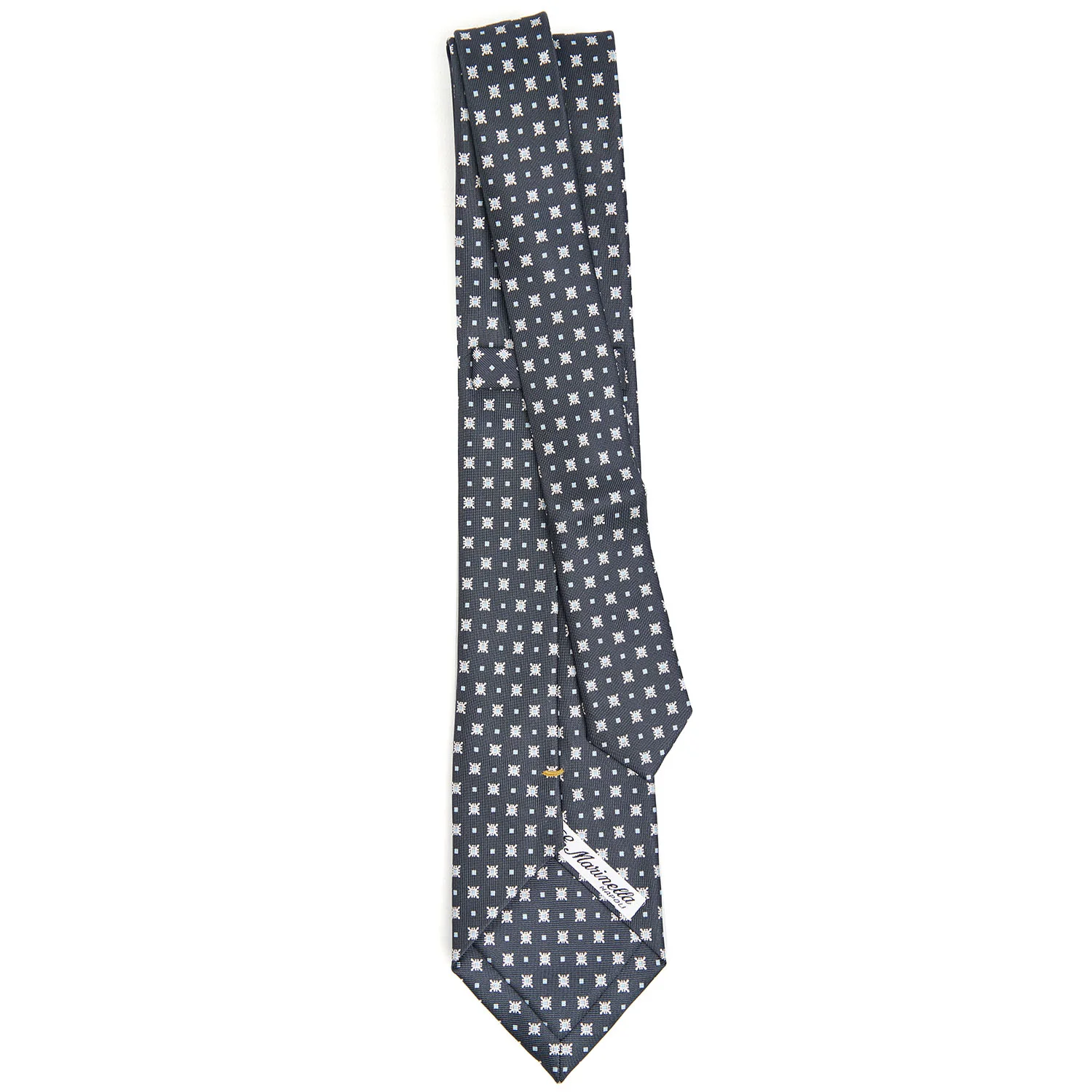 DARK GREY EXTRA LONG SARTORIAL SILK TIE - Image 3