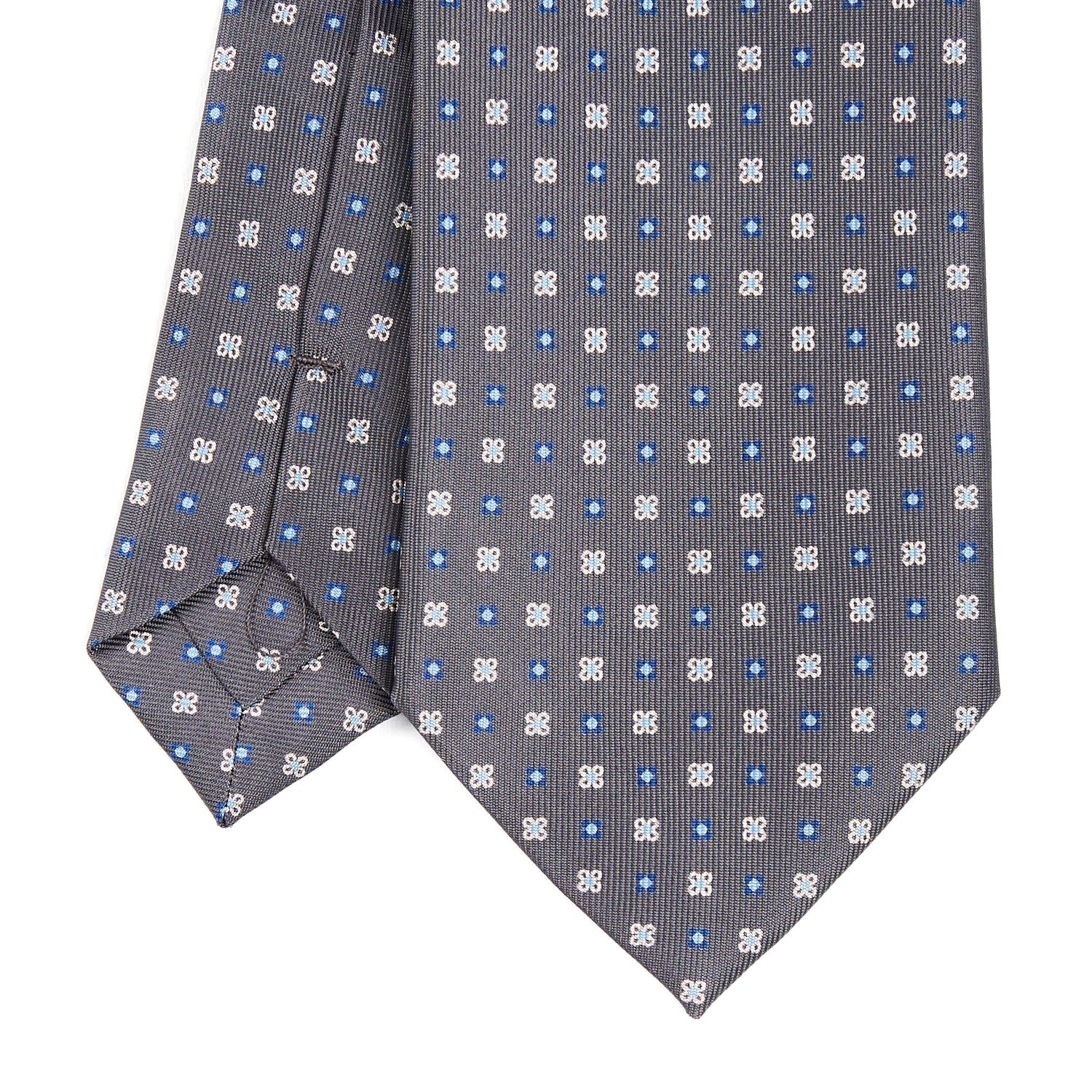 DARK GREY EXTRA LONG SARTORIAL SILK TIE