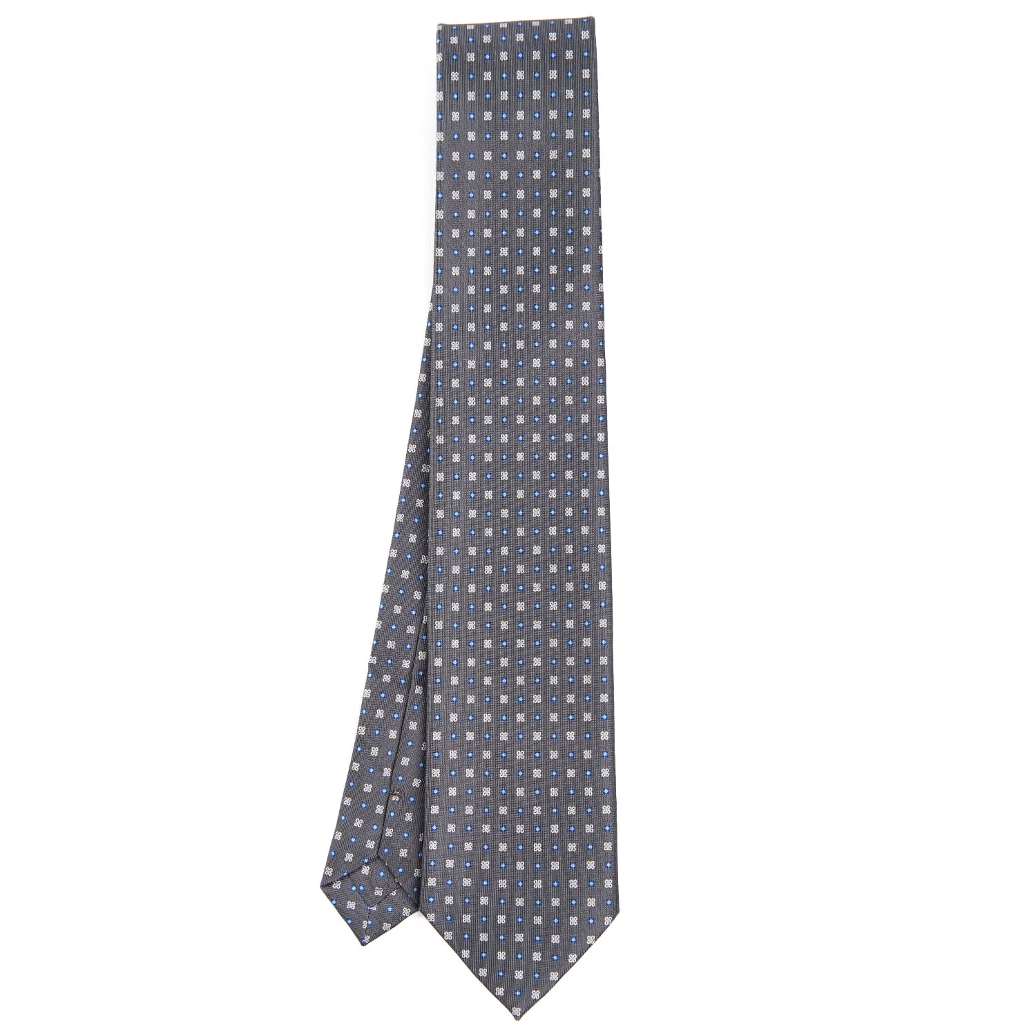DARK GREY EXTRA LONG SARTORIAL SILK TIE - Image 2