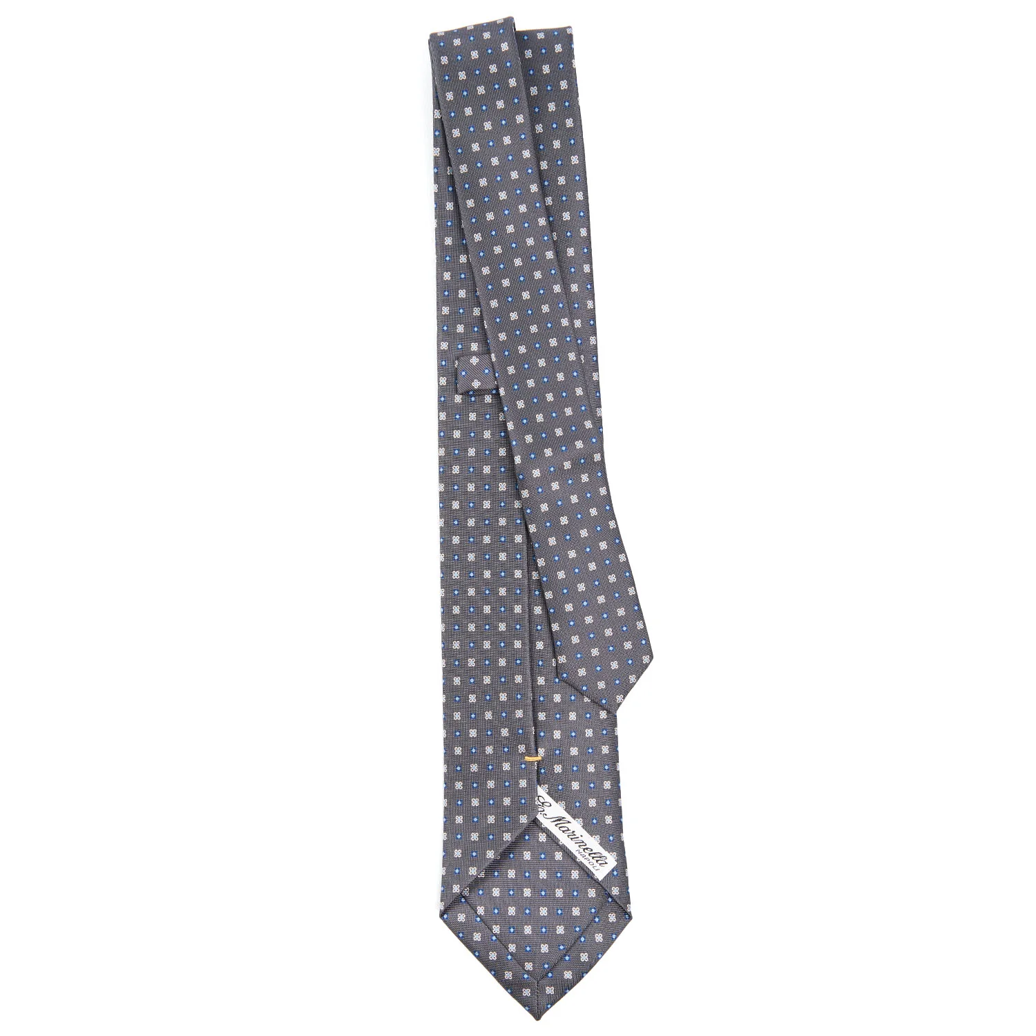 DARK GREY EXTRA LONG SARTORIAL SILK TIE - Image 3