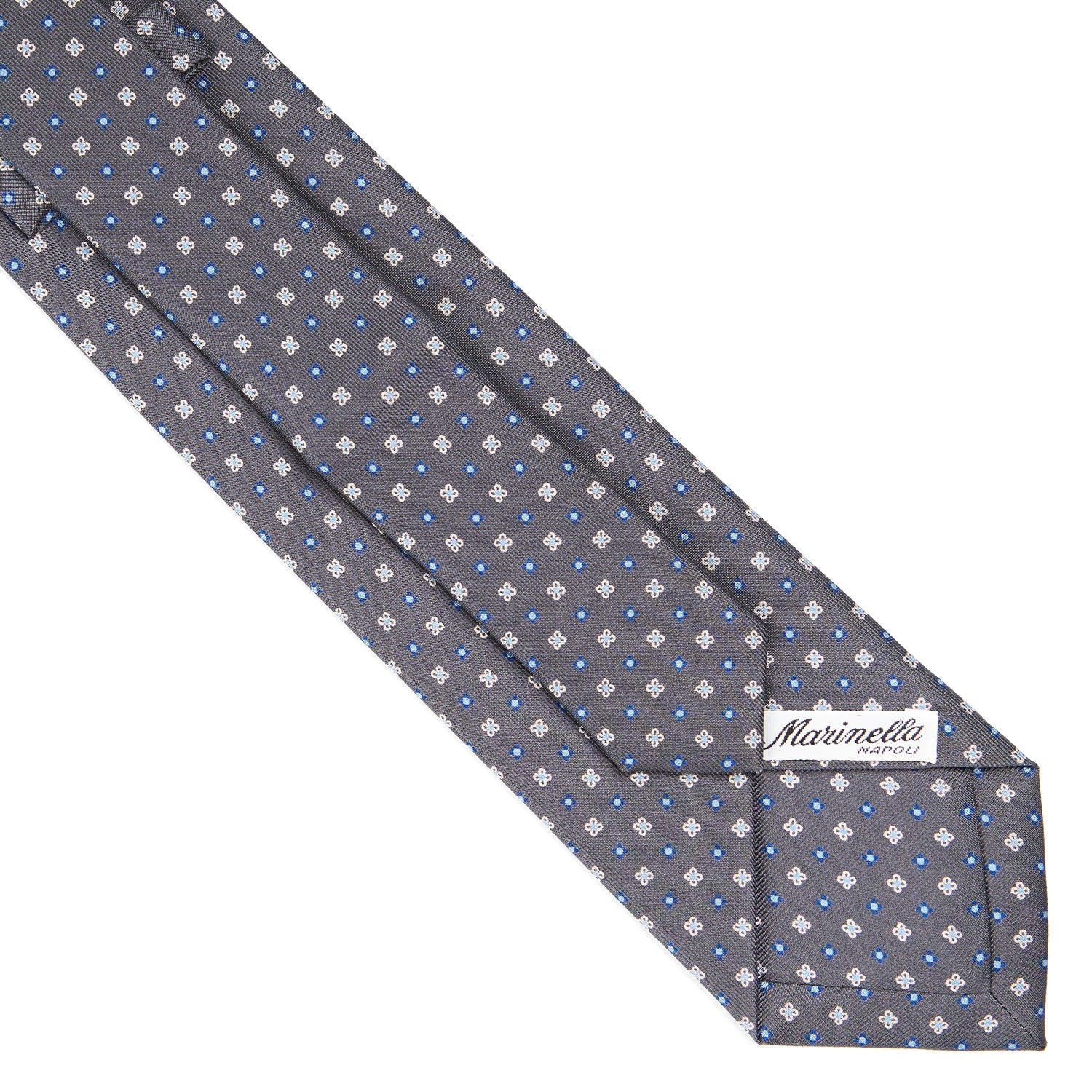DARK GREY EXTRA LONG SARTORIAL SILK TIE - Image 4