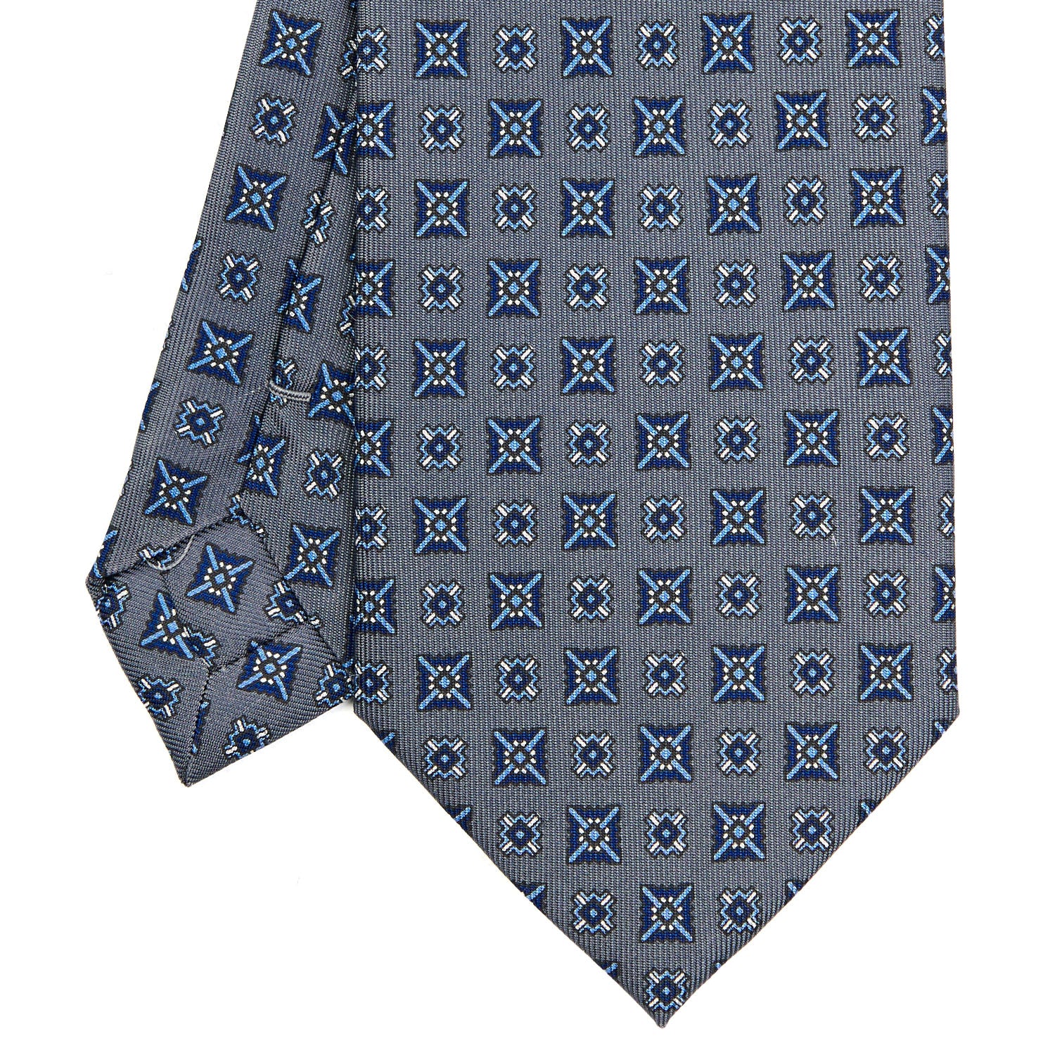DARK GREY EXTRA LONG SILK TIE