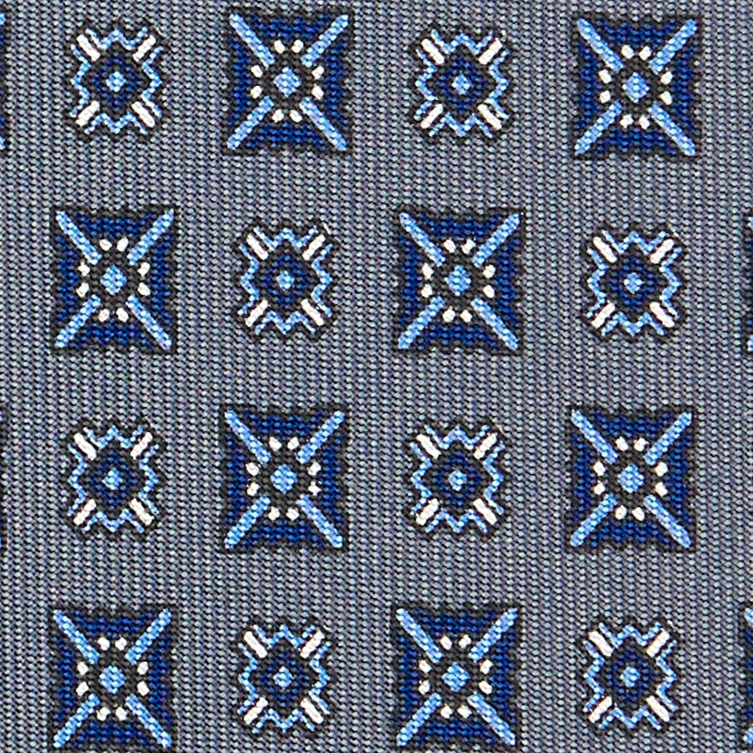 DARK GREY EXTRA LONG SILK TIE - Image 5