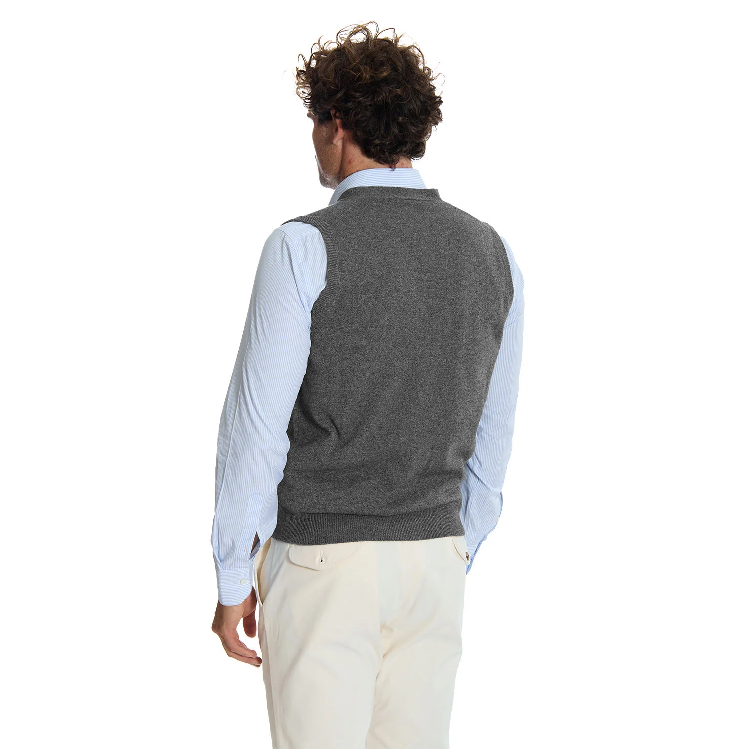 DARK GREY GILET - Image 2
