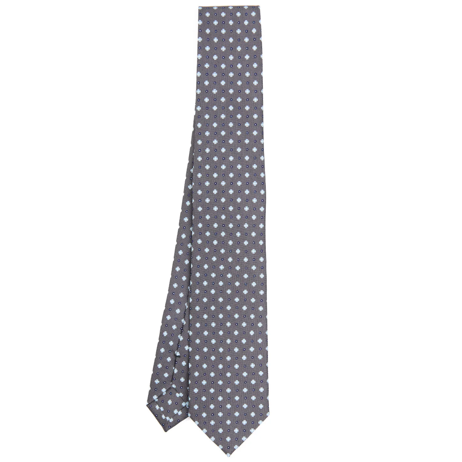 DARK GREY SARTORIAL 7 CM SILK TIE - Image 2