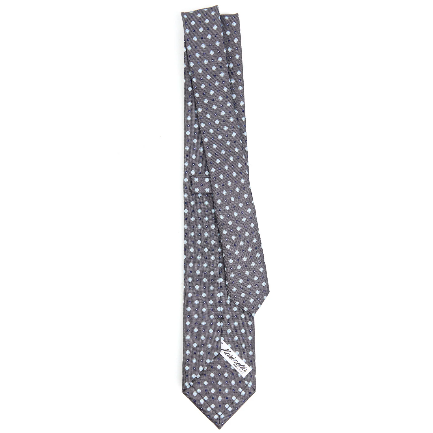 DARK GREY SARTORIAL 7 CM SILK TIE - Image 3