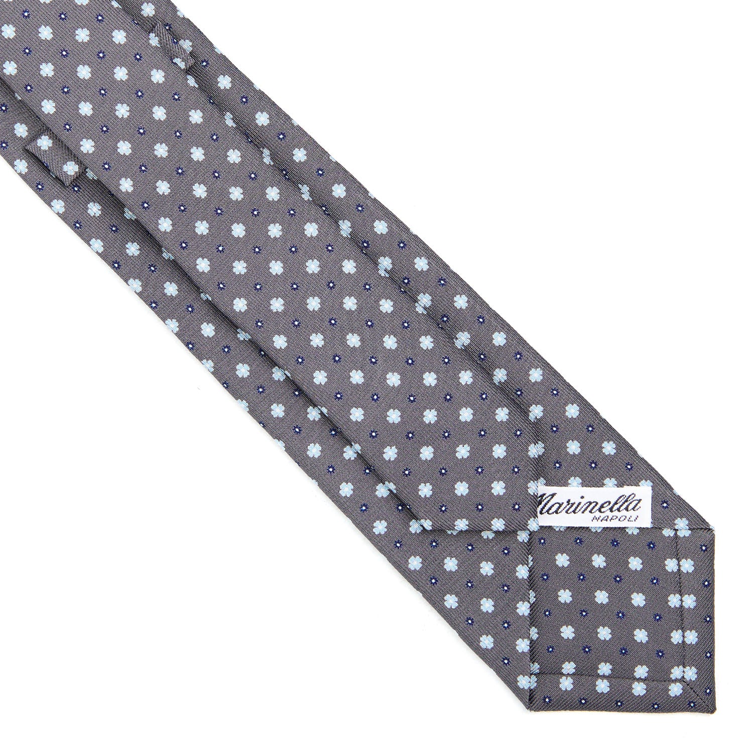 DARK GREY SARTORIAL 7 CM SILK TIE - Image 4