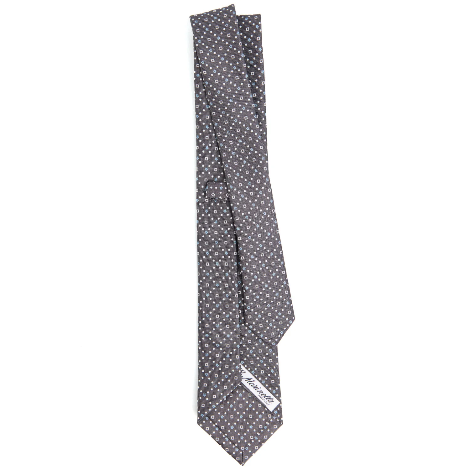 DARK GREY SARTORIAL 7 CM SILK TIE - Image 3