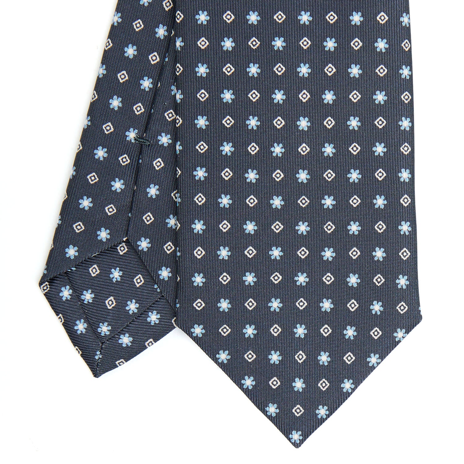 DARK GREY SARTORIAL 7 CM SILK TIE