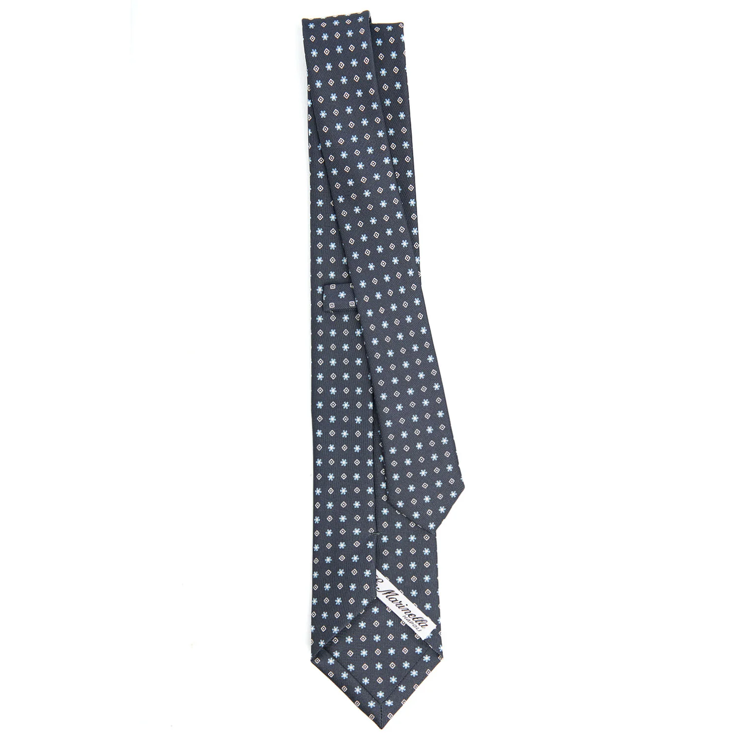DARK GREY SARTORIAL 7 CM SILK TIE - Image 3