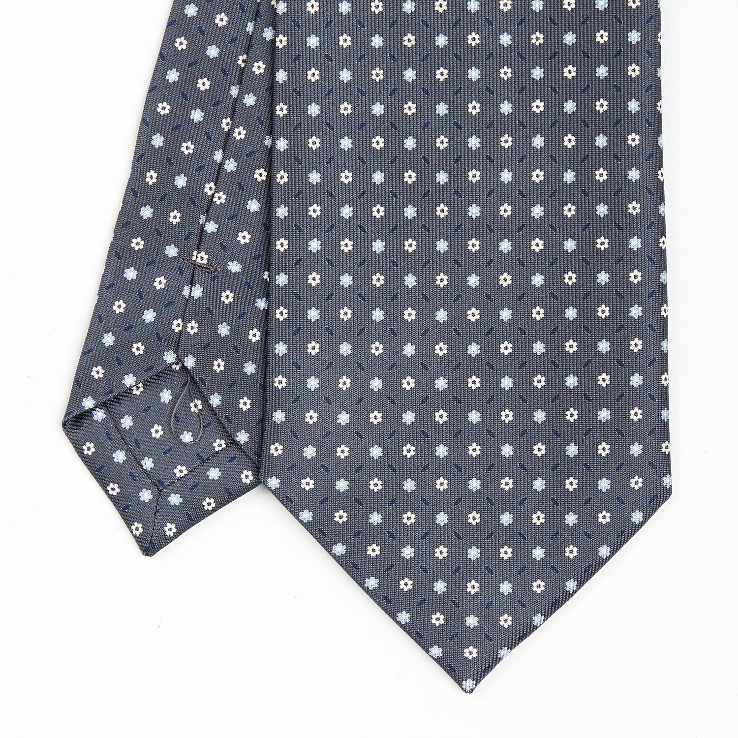 DARK GREY SARTORIAL CLASSIC SILK TIE