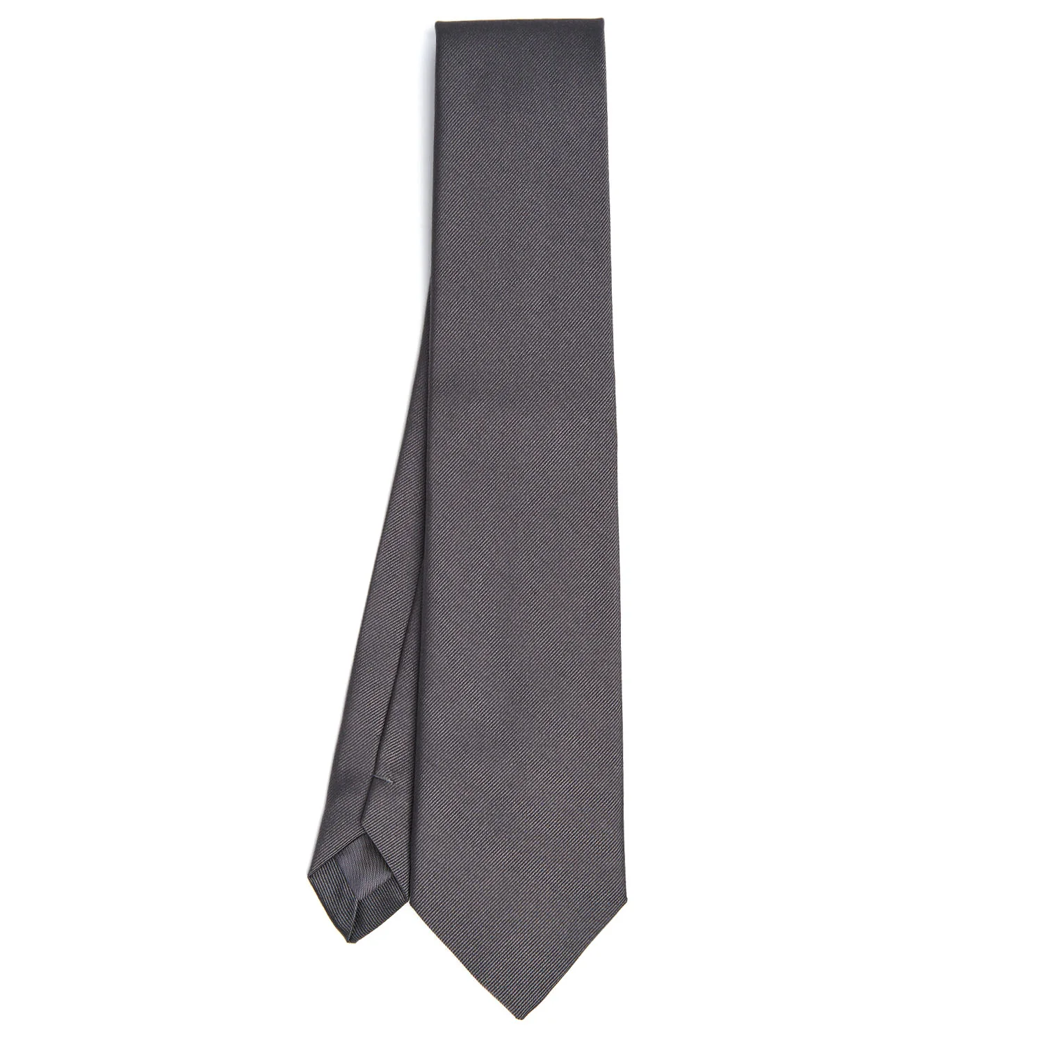 DARK GREY SARTORIAL JACQUARD SILK TIE - Image 2
